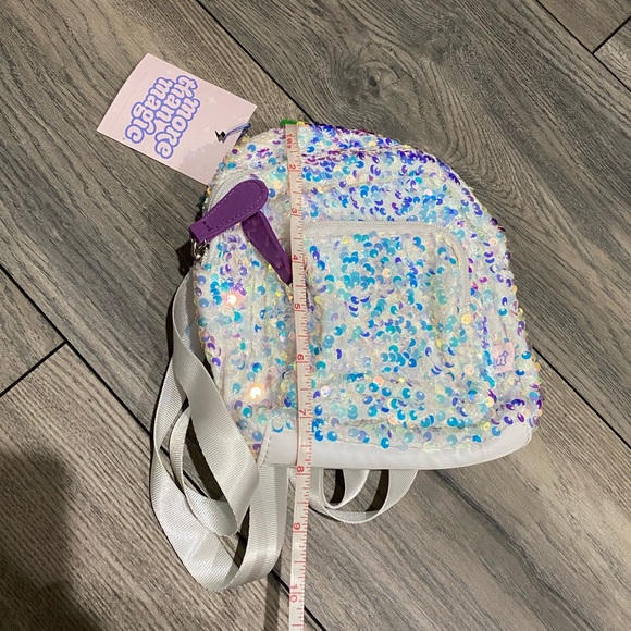 NWT More than magic sequin mini backpack - Picture 6 of 8